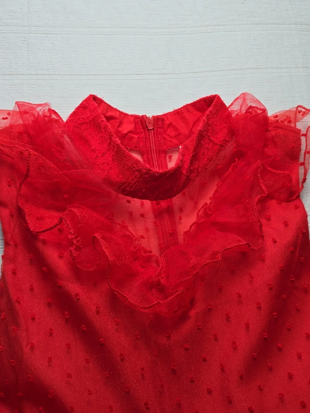 Girls Red Gothic Bride Costume Set Size 150 (Approx 10 -12)